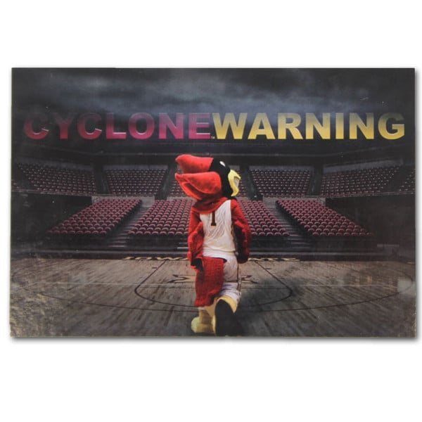Cyclone Warning Postcard